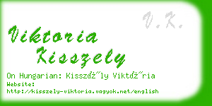 viktoria kisszely business card